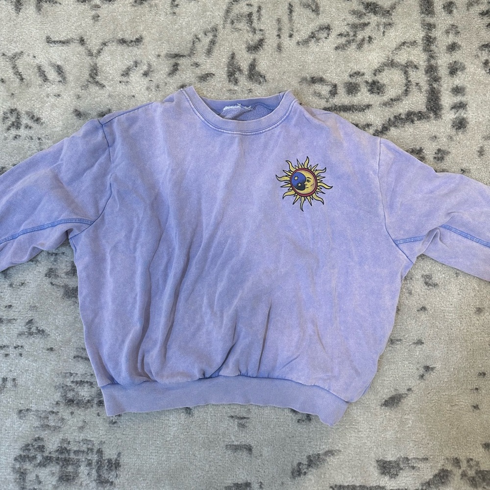 Purple Zodiac crew neck